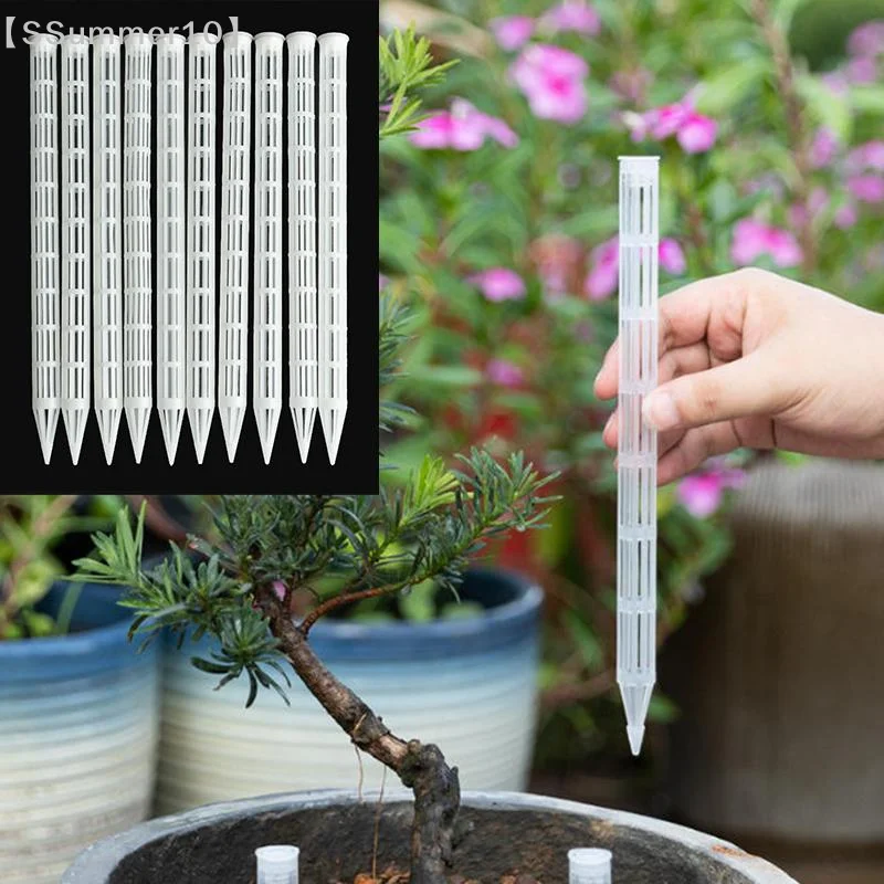 【SSummer10】10PcsPlant Aeration Tubes for Pots-Root Rot Prevention Overwatering Control Healthy Roots Wet-Dry Gardening Tools【SS】
