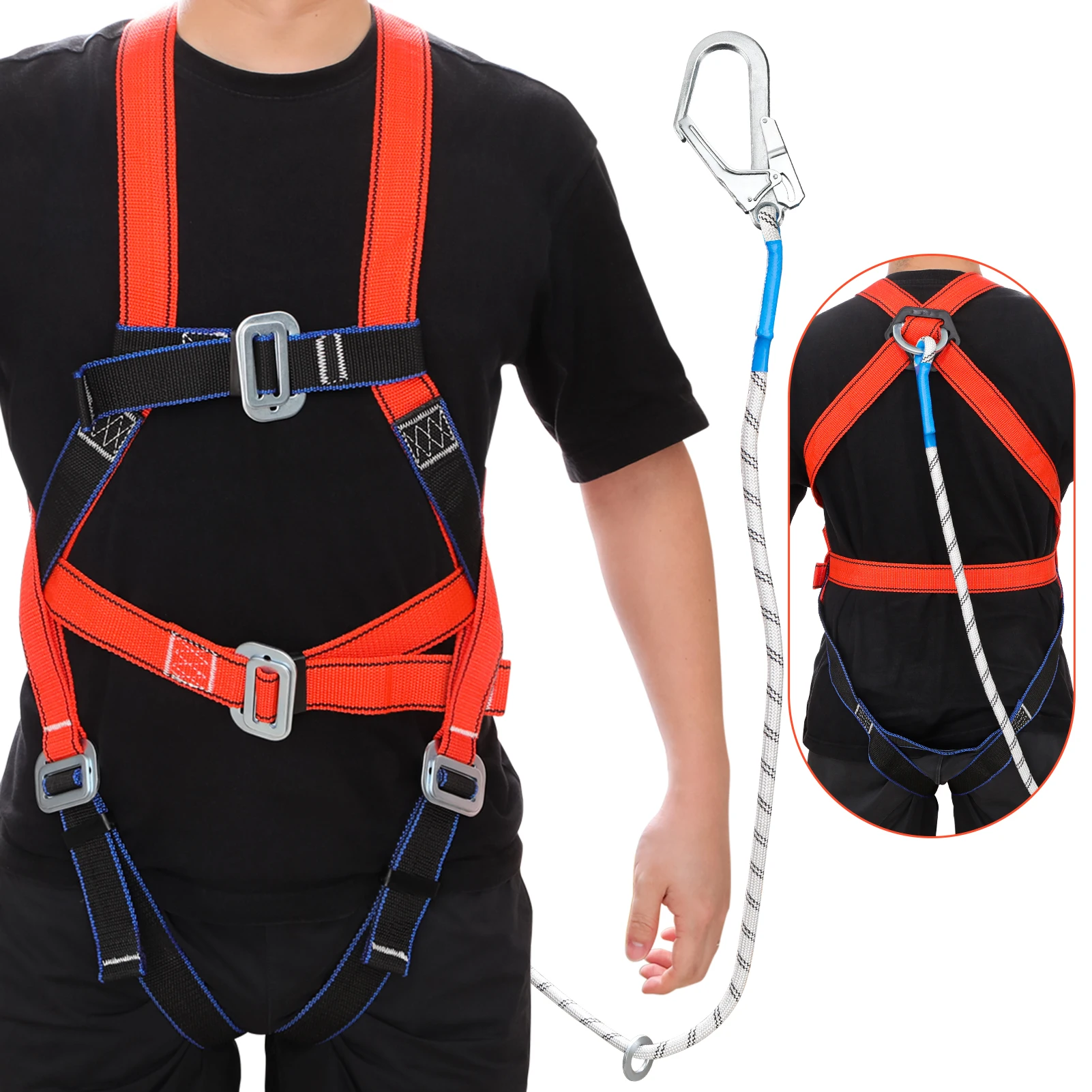 

1Pcs/lot New Style Fall Arrest Safety Harnesses with High Load Bearing Capacity Design for High-altitude Operations