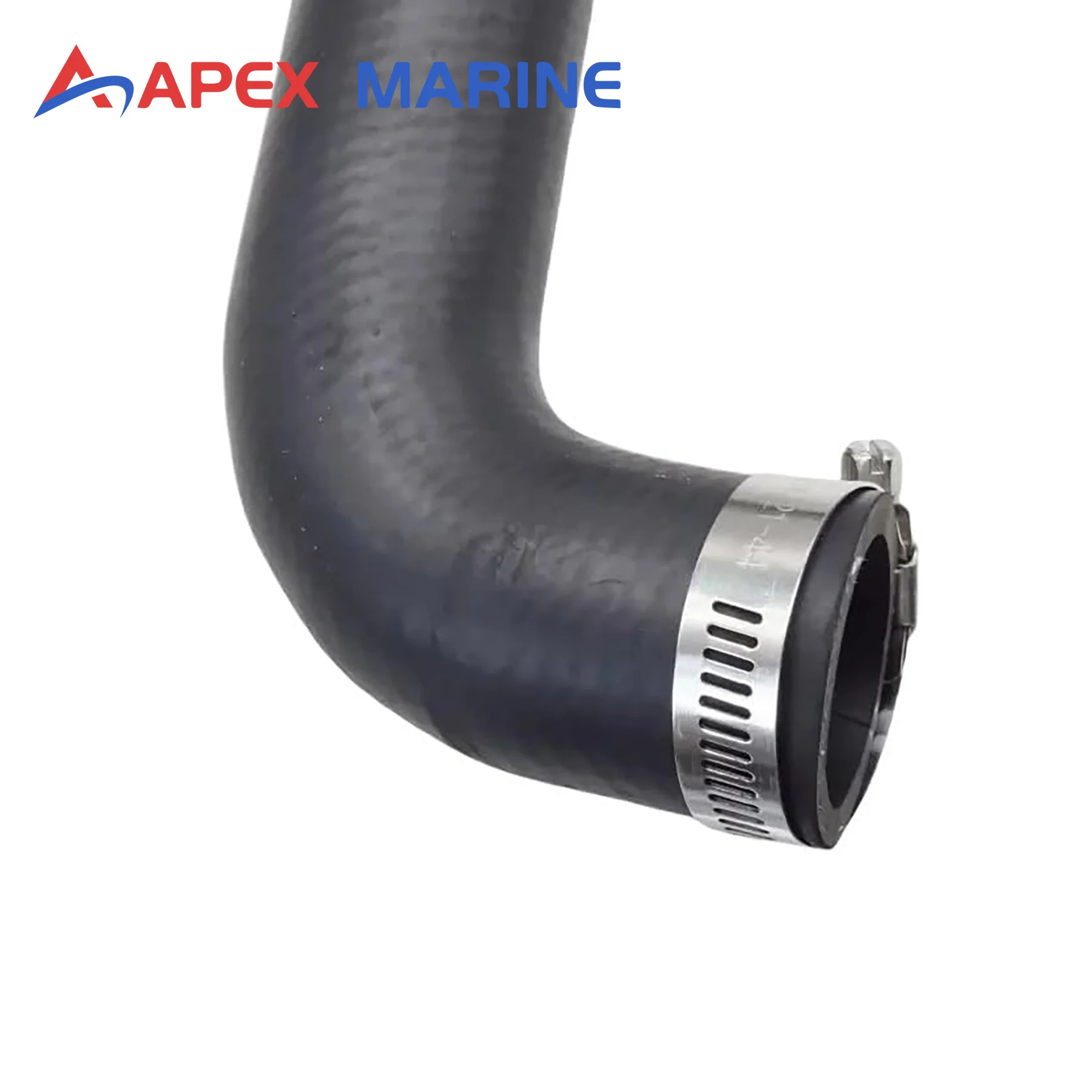 2 Pcs 32-808033 Fits for Mercruiser V6 V8 305 350 377 CID Molded Extender To Thermostat Housing Hose 808033 9-44070 18-70948