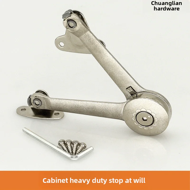 Robuster, verstellbarer, zusammenklappbarer Kleiderschrank, mechanischer Stopppunkt für Wohnmöbel, fünf Hardware, minimalistischer Stil