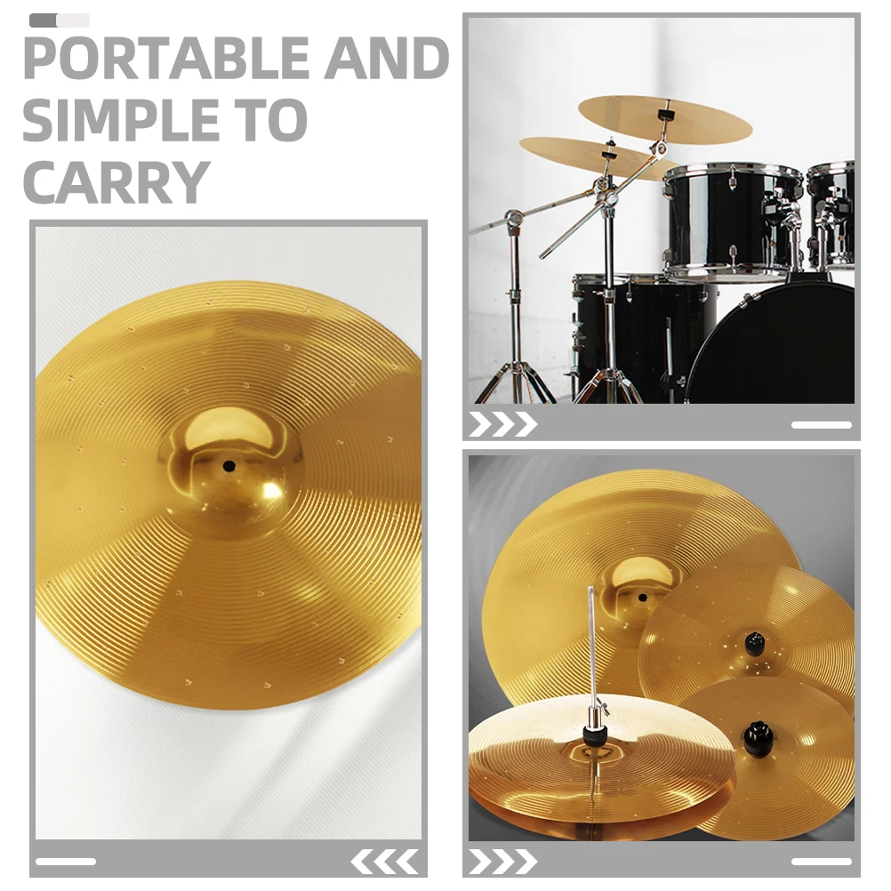 

Cymbals Drum Kit Stand Hat Tambourine for Drums Kids Mini Boom Arm