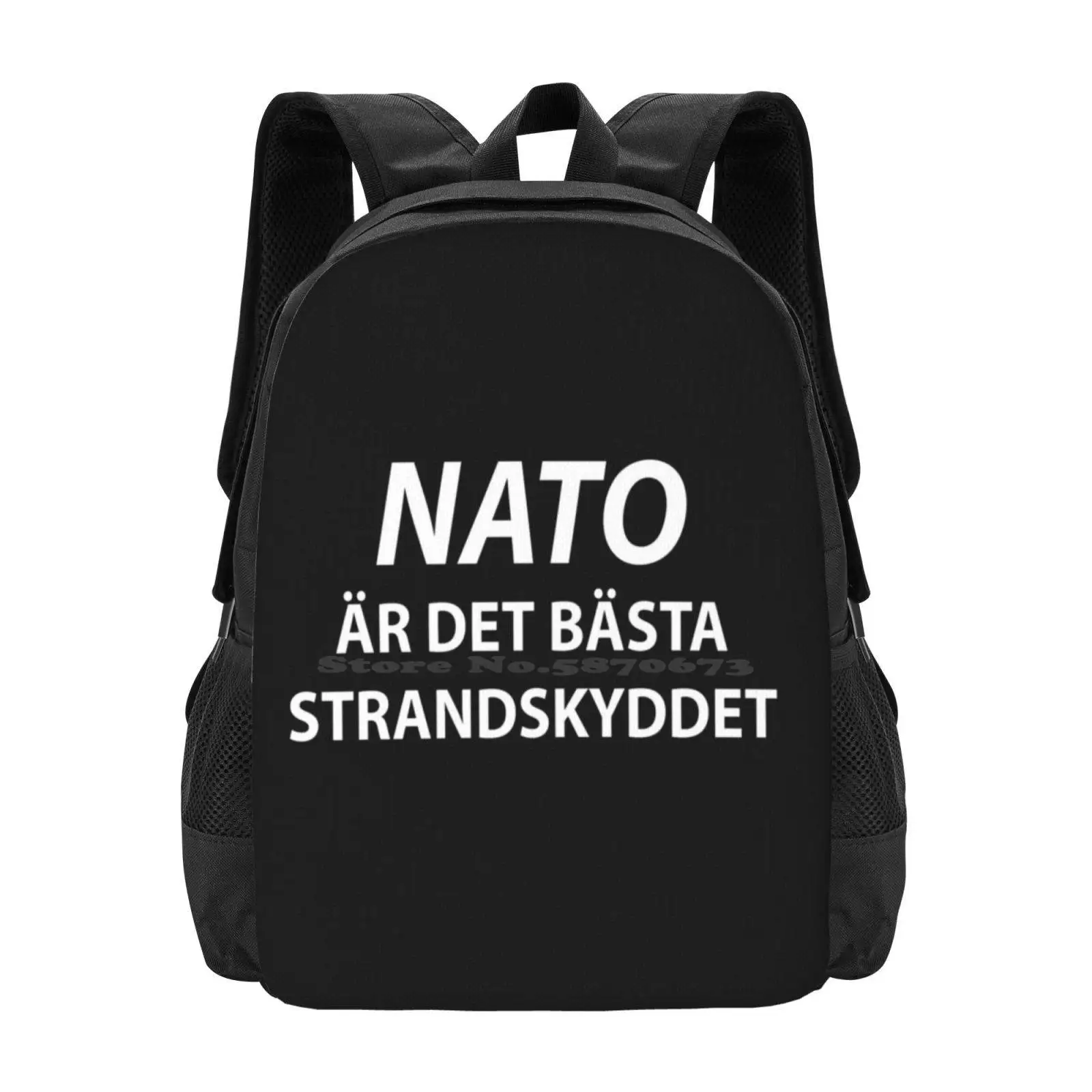 Nato R Det B?Sta Strandskyddet patrón diseño mochila mochilas escolares Nato sueco Strandskydd Suecia Finlandia Europa militar