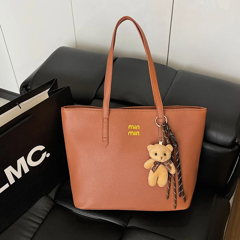 

​ Дизайнерская сумка в стиле ретро, новая женская винтажная сумка через плечо 2025 года, рабочая сумка большой вместимости, элегантная ​