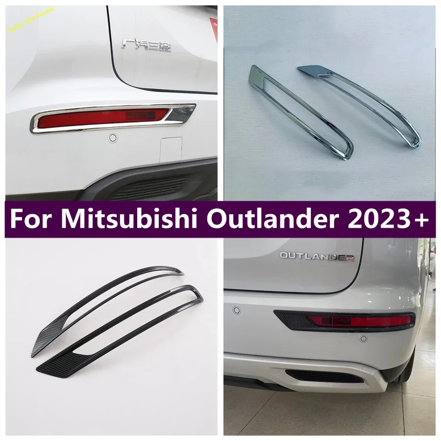 

Fit For Mitsubishi Outlander 2023 2024 Car Accessories Rear Fog Light Lamp Eyelid Eyebrow Decor Frame Cover Trim Car Styling