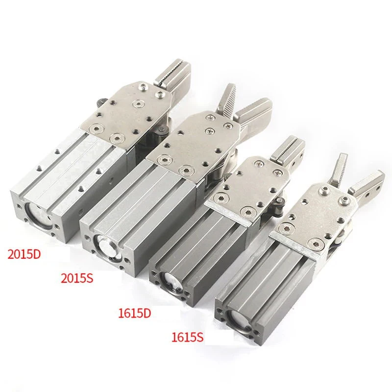 

Pneumatic Manipulator Gripper 1615D/S 2015D/S Fixture Single and Double Action Nozzle Clip Cylinder Accessories