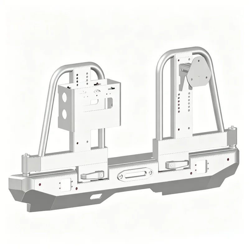 High Quality Brand‑New Bolt‑Fixed Dual‑Shaft Steel Tail Guard Bumper With Fasteners One‑Year Warranty Universal Pickup Upgrade A