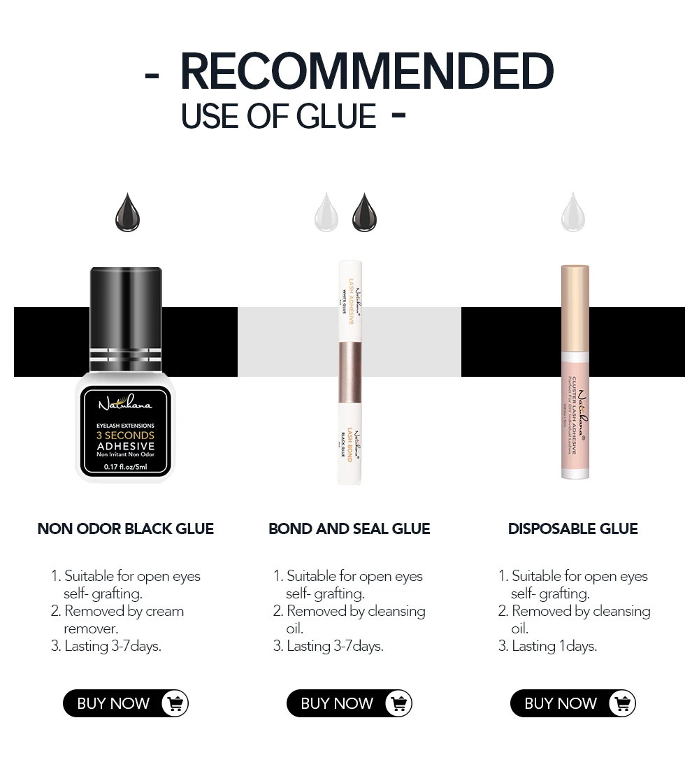 NATUHAHA 5ML Klej do rzęs Hurtownia 0.5S Szybkoschnący przezroczysty klej do rzęs Przechowywanie Sztuczne przedłużanie rzęs Klej do narzędzi do makijażu — zdjęcie 4