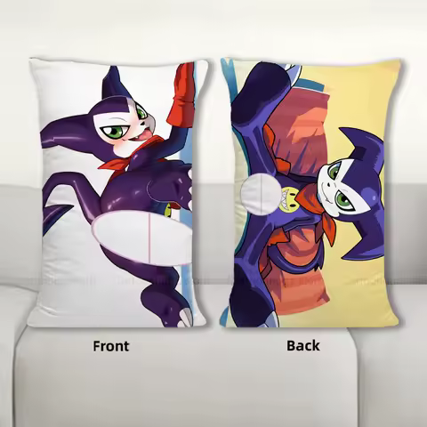 R18+ Dakimakura Anime Digimon boy Pillow Cover Sofa Cushion Double-side Print Throw Pillow Case 40X60cm