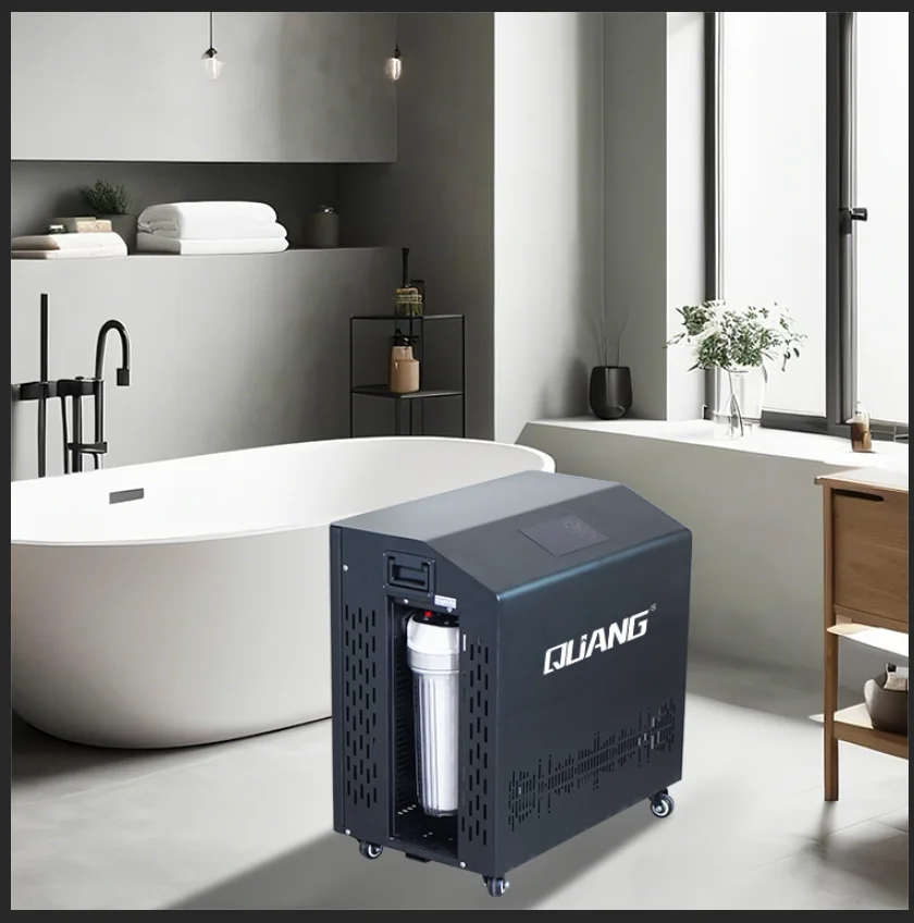 5HP 3.5KW Smart WiFi Ice Bath Chiller Cold Plunge With Built-in Pump Ozone UV Filter