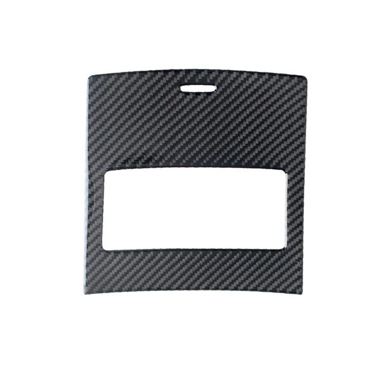 For Mercedes-Benz GLE/GLS/ML/GL Carbon Fiber Rear Storage Box Panel Sticker Interior Modification Accessories