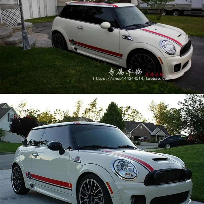 

Car stickers FOR BMW MINI R60 F56 body exterior personalized custom fashion sports Color bars decals