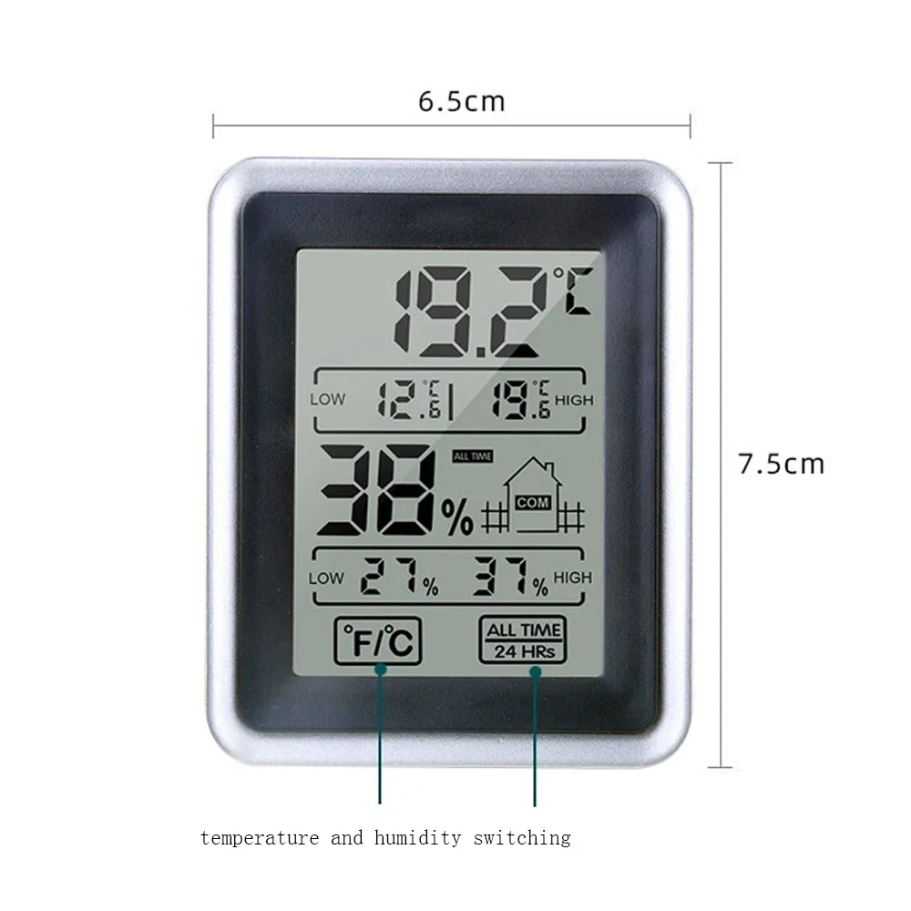 Mini LCD Digital Thermometer Hygrometer Indoor Temperature Sensor High Precision Humidity Temperature Meter Gauge Instruments