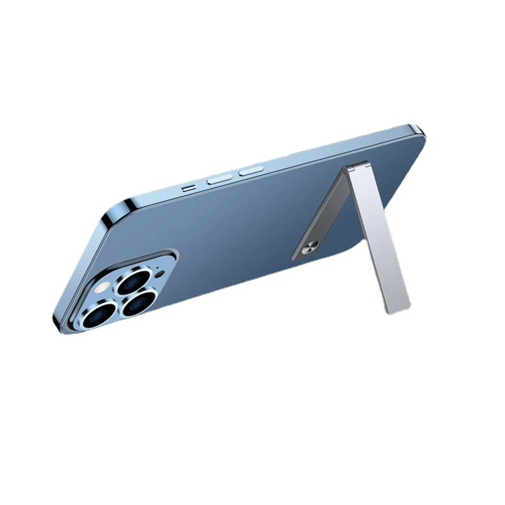 حامل هاتف محمول صغير لعرض الهاتف ، جاذبية مغناطيسية قوية ، تصميم مدمج ومحمول ، بدون استخدام اليدين