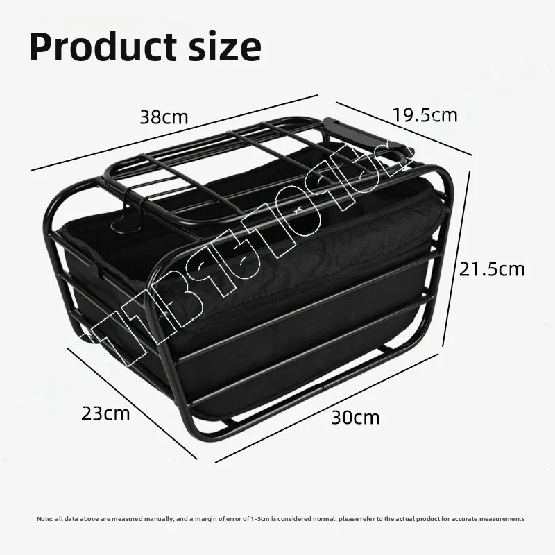 Bicycle Basket with Dog Artifact Mountain Bike Rear Seat Rack Pet Seat Bicycle Dog Car Basket Extra Large Universal Frame