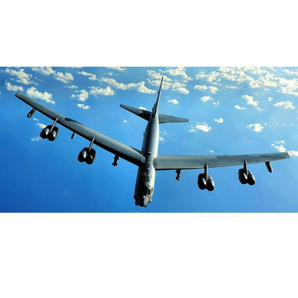 1:200 American B-52 Aircraft Plane Model W/ Stand Kids Gift