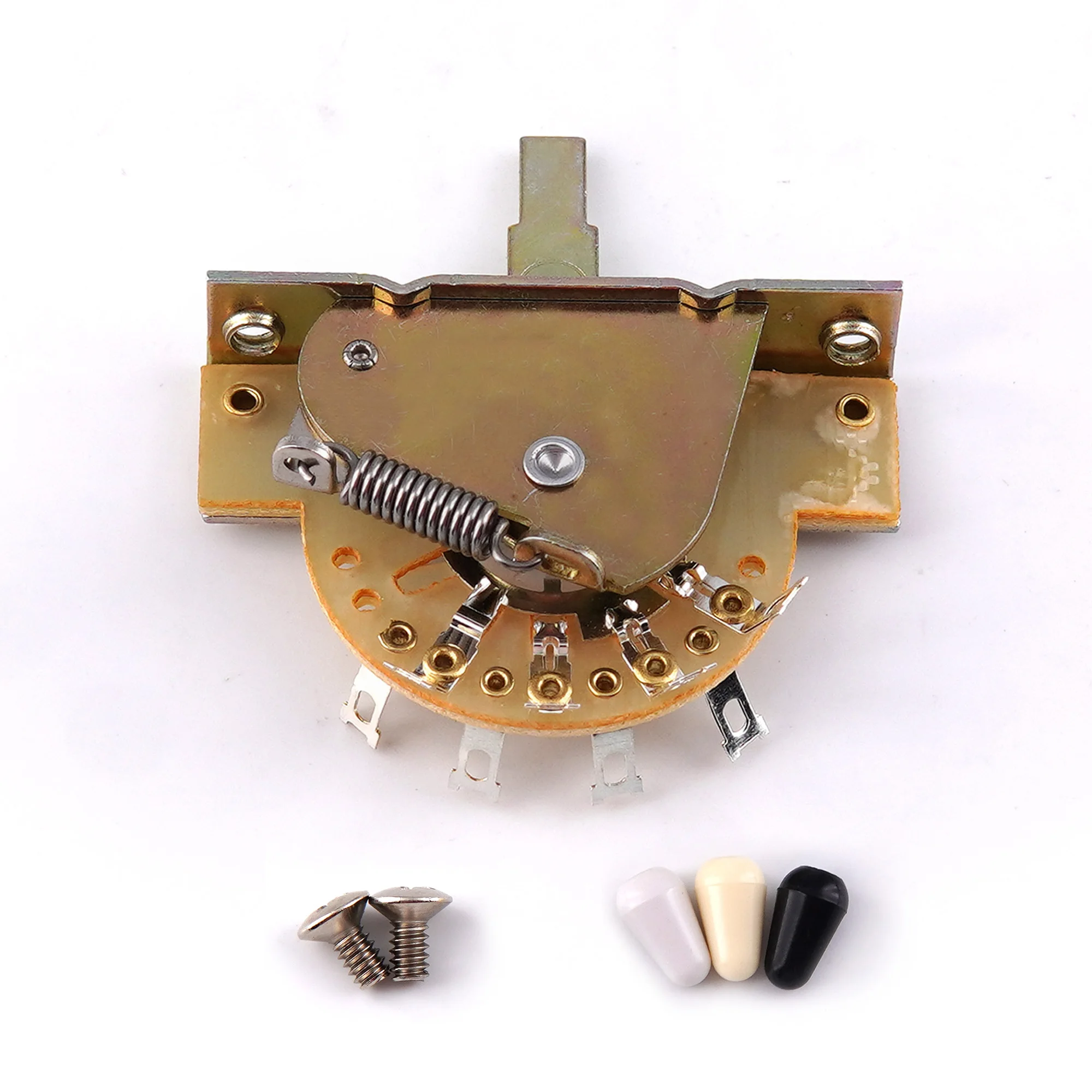 FLEOR 5-Way Spring Loaded Mechanical Pickup Selector Switch Electric Guitar Blade Switch