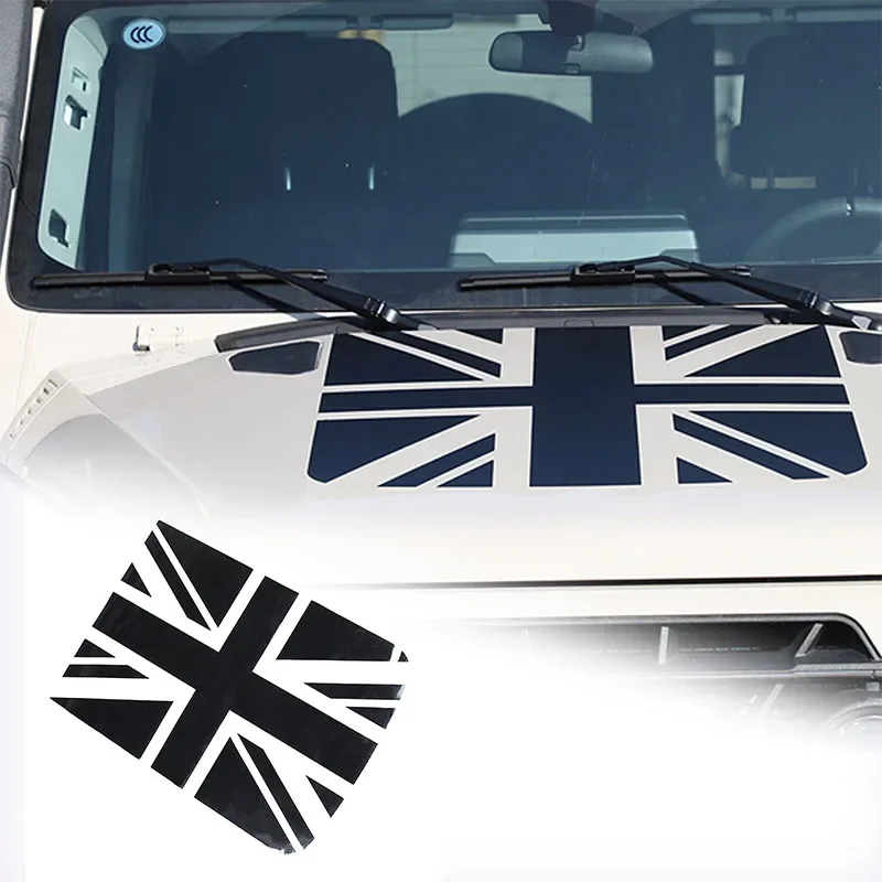 For Ineos Grenadier 2020-2024 PVC material car hood sticker British flag sticker car exterior modification