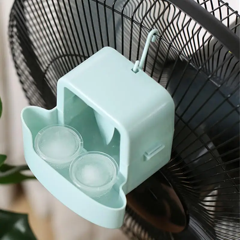 Elektrischer Ventilator, Kühlbox, Eisbox, schnelle Kühlung, tragbar, für den Haushalt, mit Aufhängehaken für elektrische Ventilatoren, Eishalter