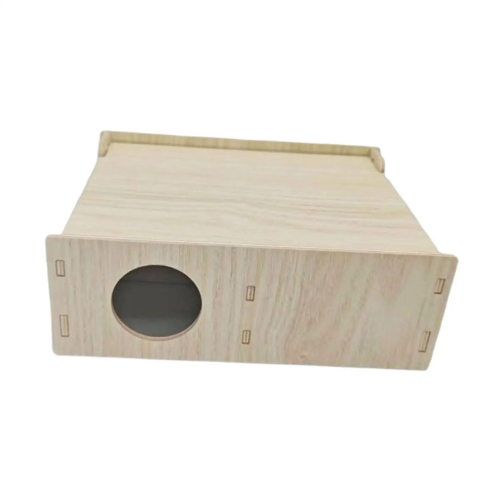 Holz Hamster Haus 4 Kammer Hamster Zubehör lustige Hamster Spielzeug Hamster