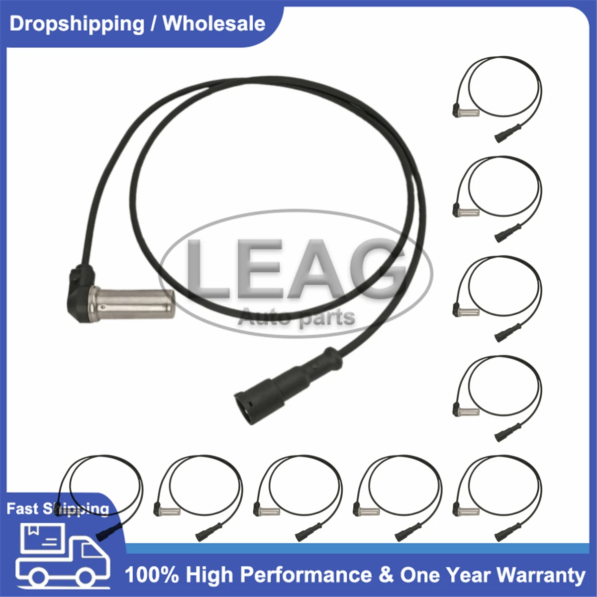 

10PCS 4410321080 4410328130 1700MM ABS Control Sensor For Daf Volvo Wabco 1405826 20566832 4410329662 4410329762 85106609