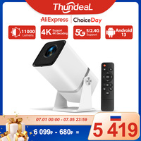 ThundeaL 4K Full HD Projector FHD TD80W Android WiFi 3D Home Theater TD80 Portable Beam Mini Projector Meeting 3D Video PK HY320