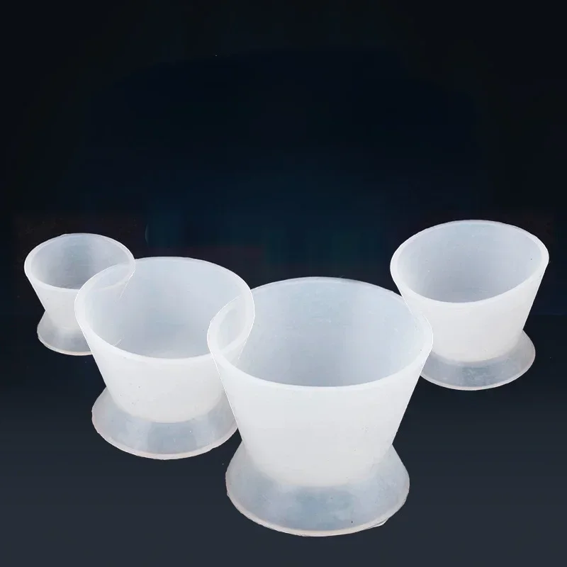 

4pcs Dental Materials Silicone Mixing Bowl Use Dappen Dishes Teeth Whitening Laboratory Tools Odontologia Dentistry