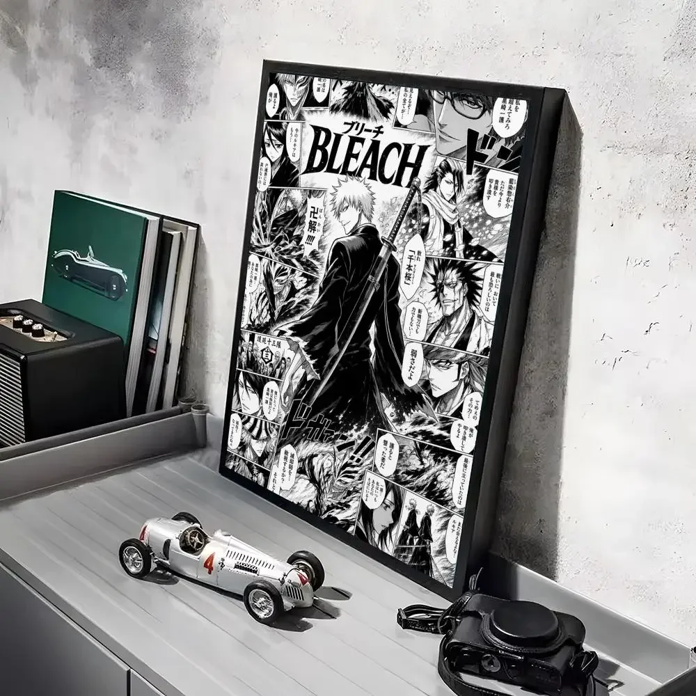 Anime B-Bleach Poster, dekorative Wandkunst-Aufkleber, Wandbild, Fotodruck für Zuhause, Wohnzimmer, Flur, Dekoration – Detail 8