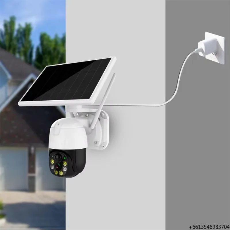 Outdoor IP Security Camera Night Vision Two-Way Audio Wi-Fi Video Surveillance CMOS Features Memory Card Indoor IP66 4G Network