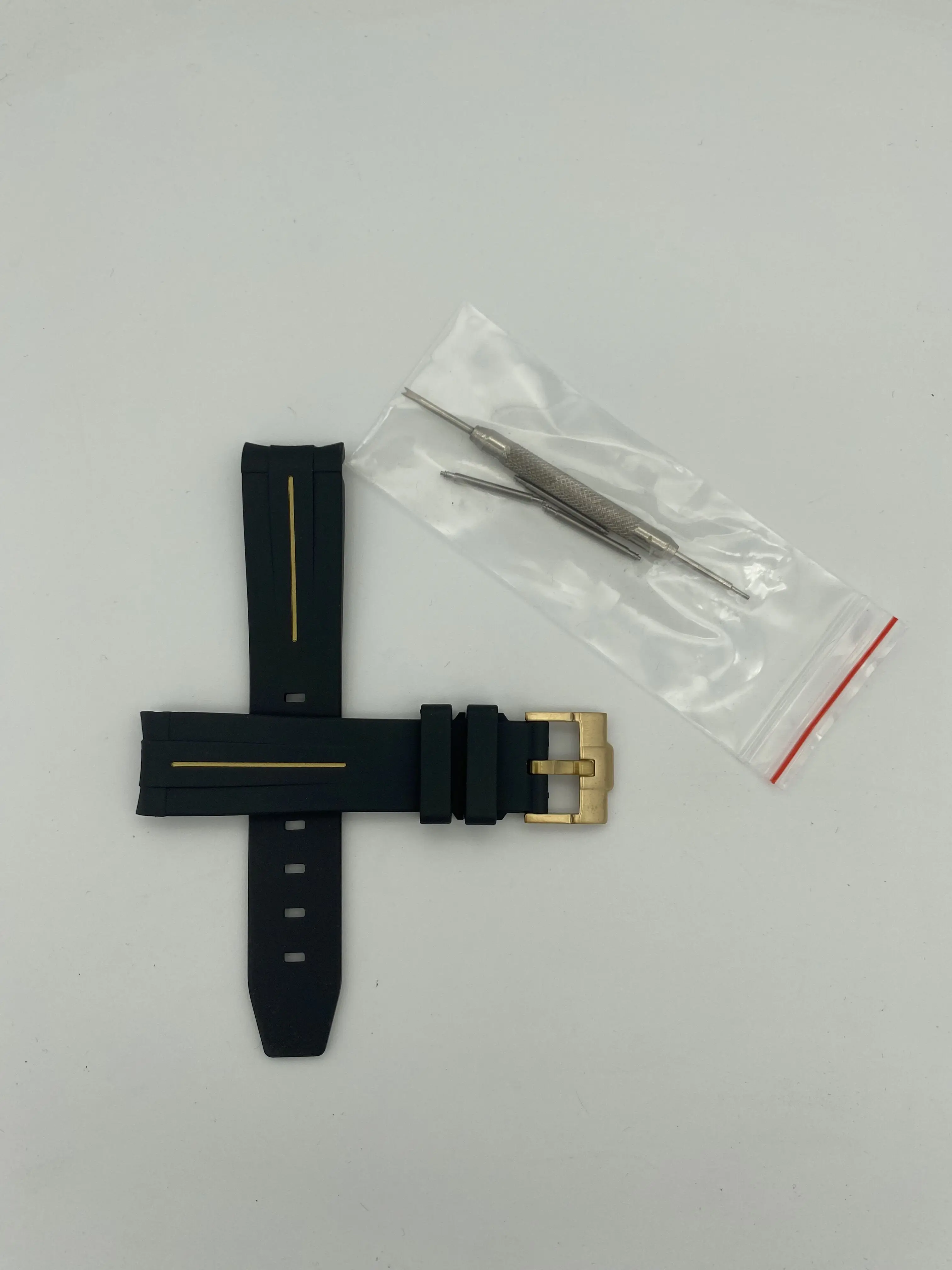 20mm Silicone Strap For Speedmaster MoonSwatch Omega X Swatch Co-branding Mission to Moonshine Gold Fashion WatchBand Accessorie