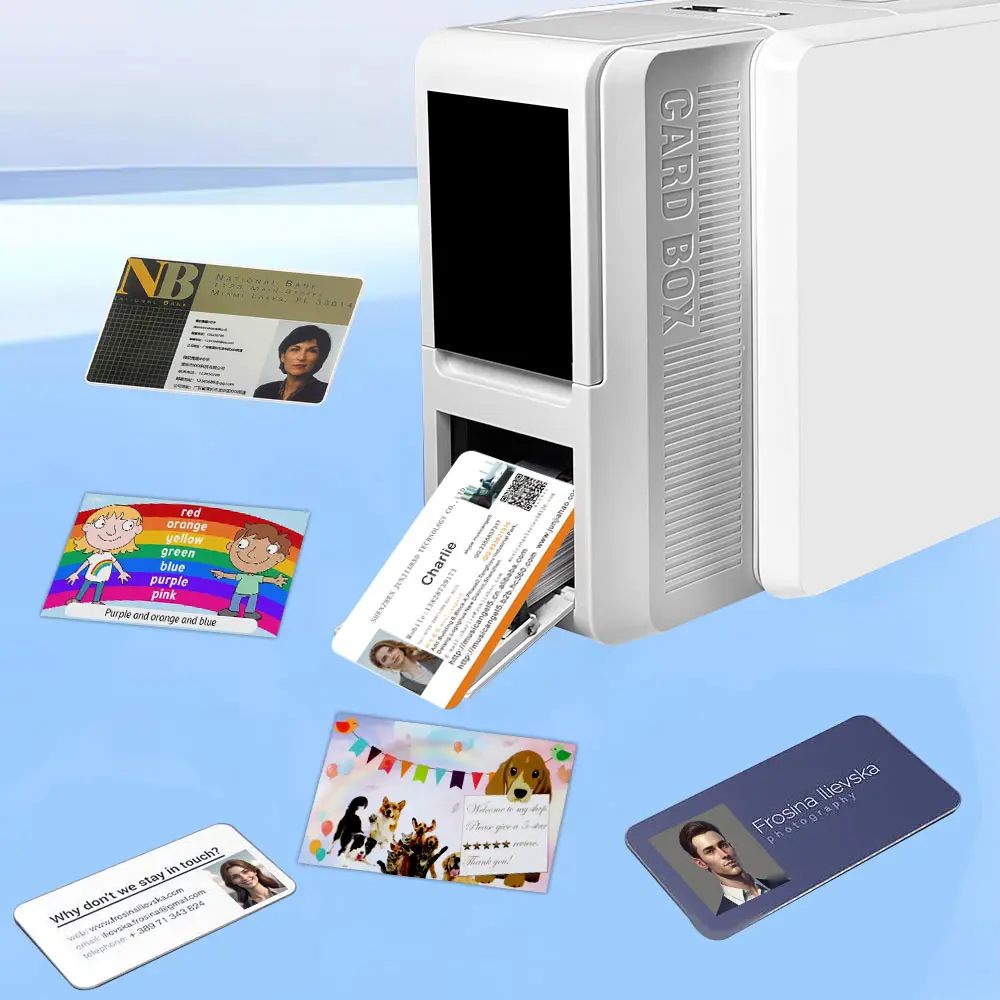 Latest Design Double-sided Card Printer Low Price Thermal Printing PVC ID Card Printing