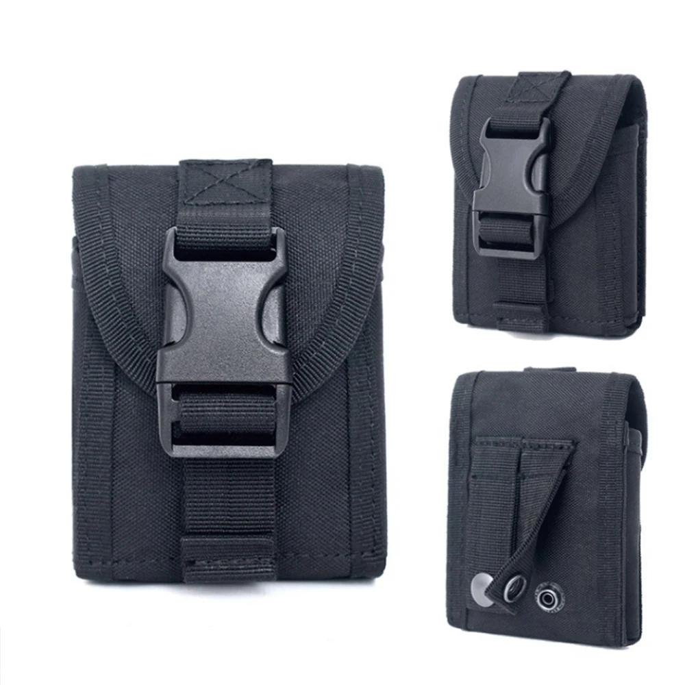 

Tactical Molle Belt Cigarette Case Quick Release Outdoor Convenient Multifunctional Cigarette Case Camping Item Storage Bag
