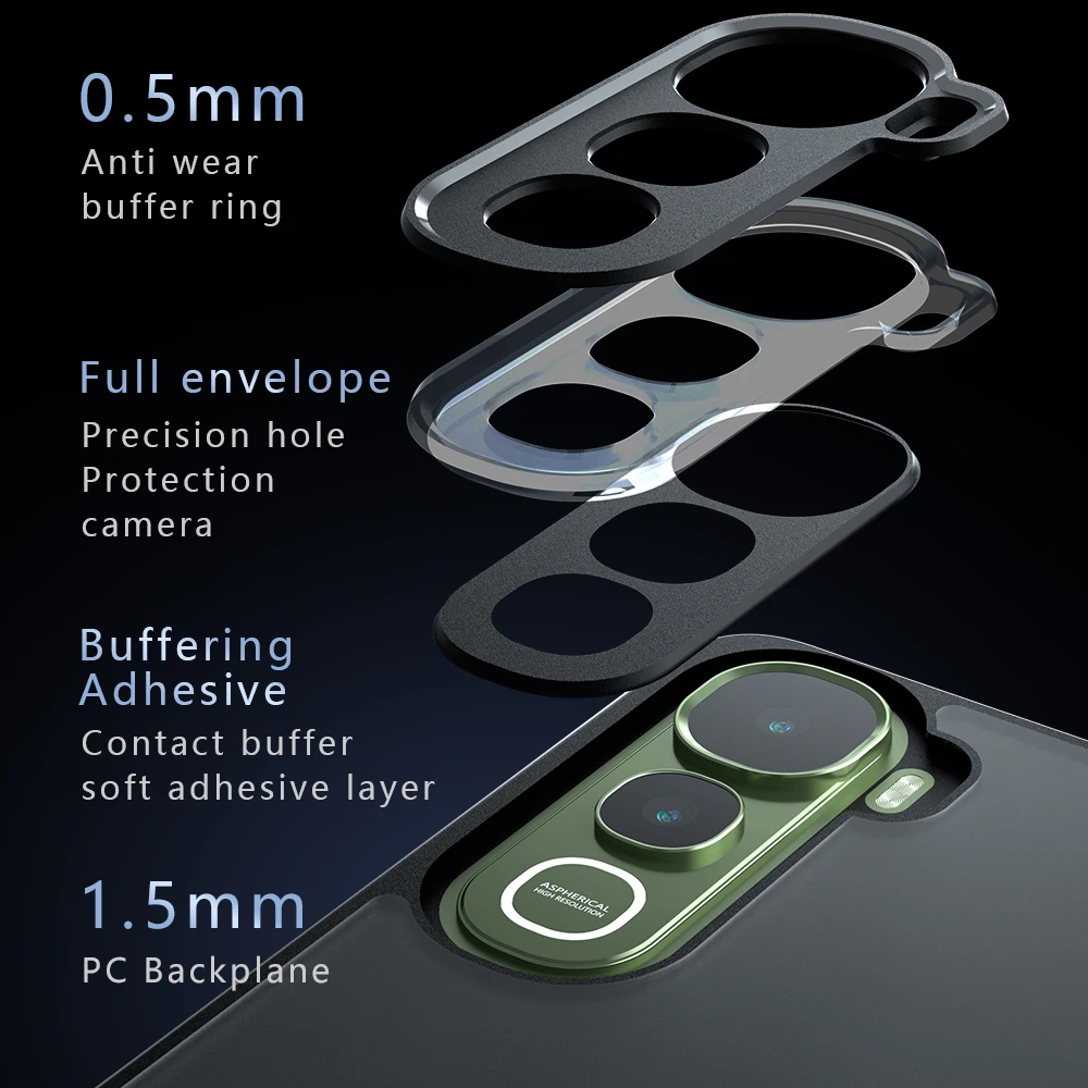 VIVO Y400 ケース新しいシンプルな肌触りのつや消しエアバッグ落下防止カバー VIVO Y400 耐衝撃バンパー Funda