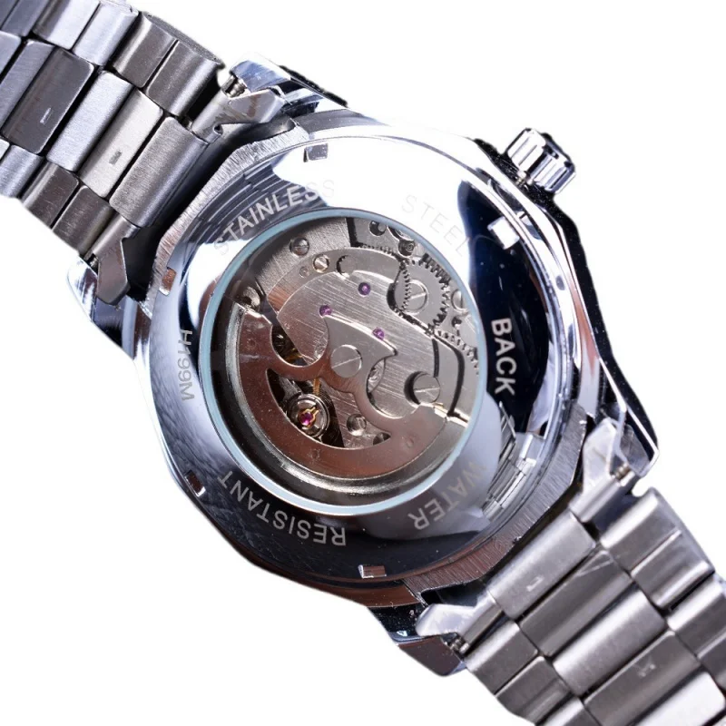 Official brand free shippingEuropean and American Popular Men's Fashion Casual Dignified Hollow Automatic Mechanical Watch