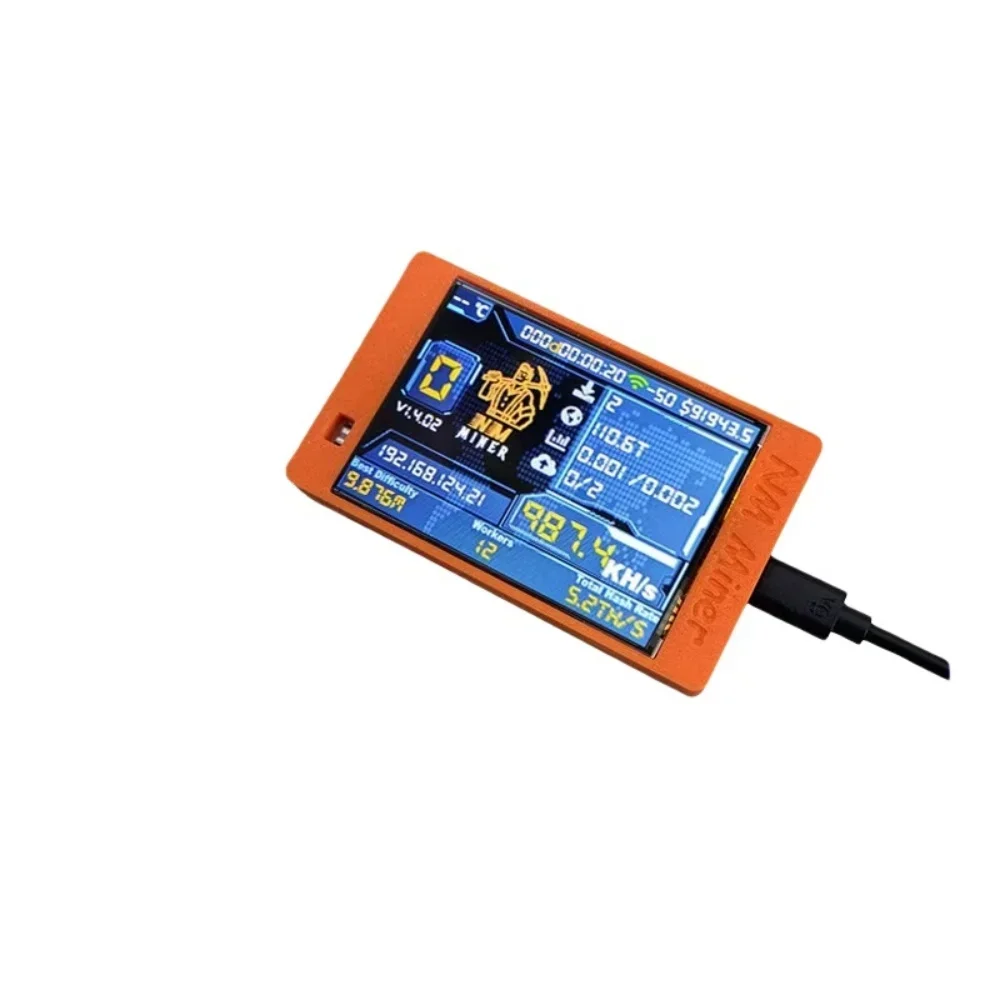 NMMiner ترقية nerdMiner V2 2.8 بوصة عرض آلة اليانصيب منخفضة سولو 1010KH/S سولو مينر التشفير مينر الاستخدام المنزلي BTC #4