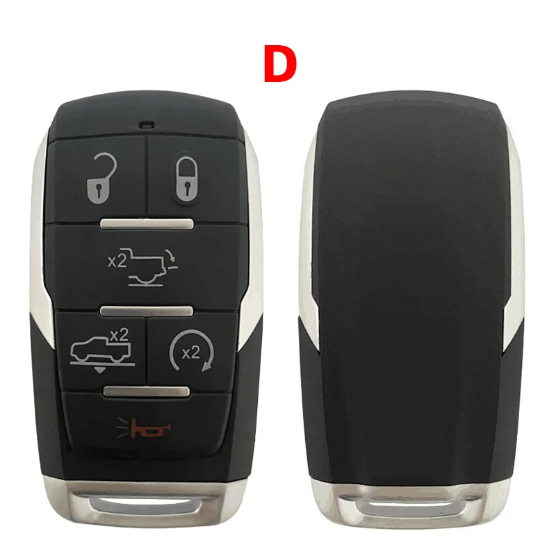 CN087044 Hậu Mãi Chìa Khóa Thông Minh Smart Key Fob Dành Cho Dodge Ram 1500 Bán Tải 2019 2020 Tự Động Điều Khiển Từ Xa FCCID :OHT-4882056 4A Chip