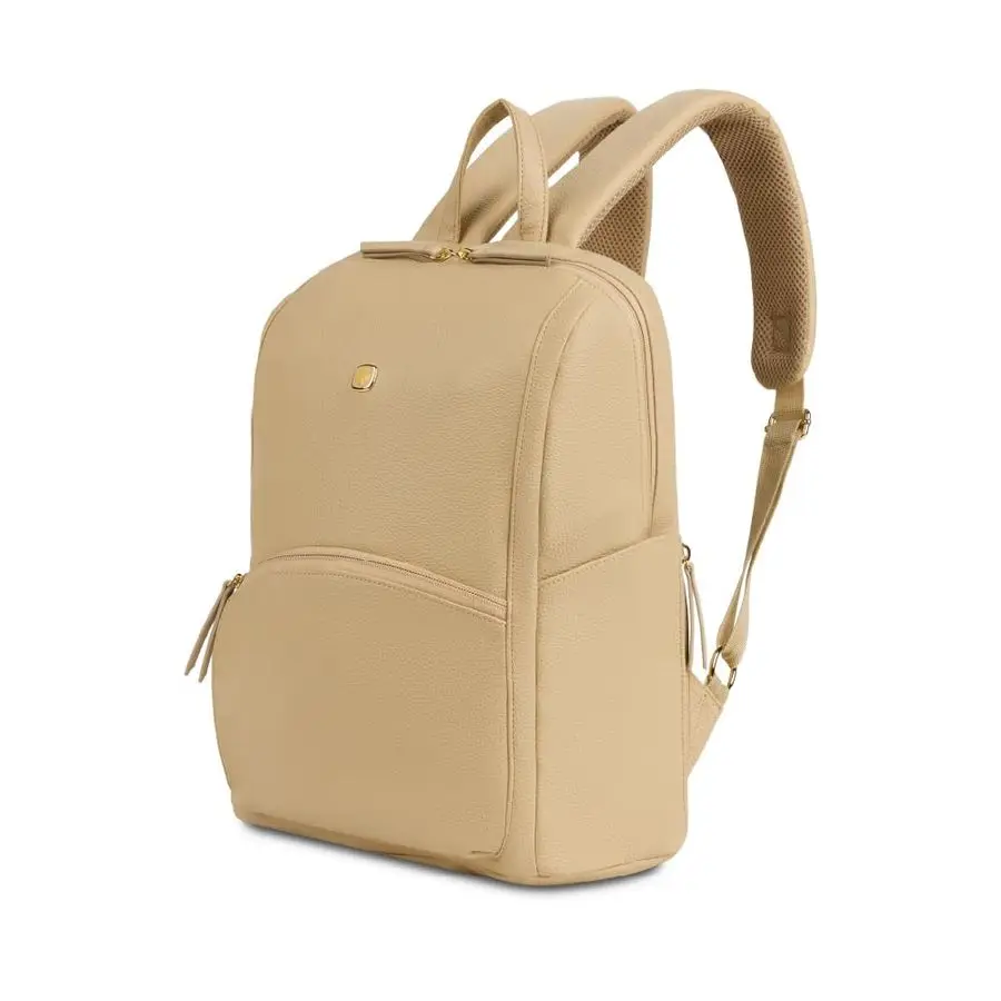 حقيبة ظهر للكمبيوتر المحمول للسيدات من Serenity Luxe، حقيبة كمبيوتر محمول تناسب معظم أجهزة الكمبيوتر المحمولة مقاس 13 بوصة، رمادي داكن، مقاس 16 بوصة #1