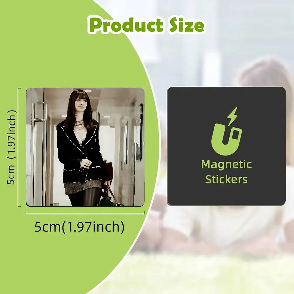 A-Anne H-Hathaway Refrigerator Magnet Creative Kitchen Home Decoration Soft Magnetic Decor Festival Gifts Multi Scene Use