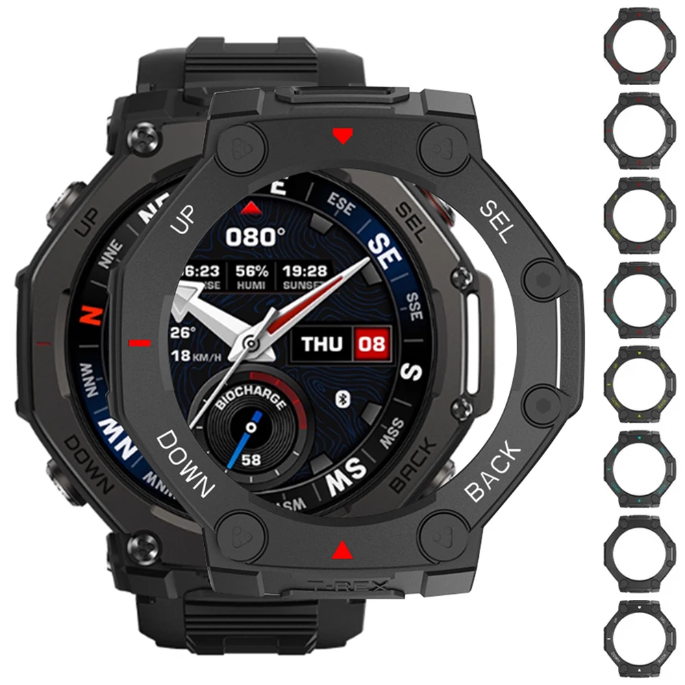 �y�Z�[�����zPC �ی�P�[�X Huami Amazfit T-rex 3Pro 48mm ����ϖ��Ր��v���e�N�^�[�J�o�[�V�F���t���[���X�}�[�g�E�H�b�`�A�N�Z�T���[