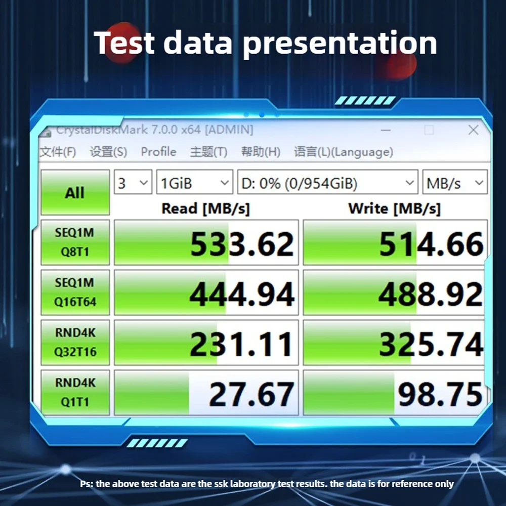 Unidad de estado sólido interna SSK SATA III SSD de 2,5 pulgadas, disco duro SSD de 256GB, 512GB, 1TB, hasta 500 MB/s para actualizar PC, portátiles y de escritorio