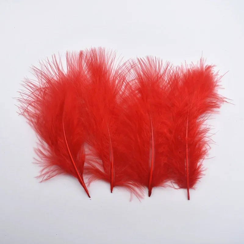 20Pcs/Lot Colorful Fluffy Marabou Feather Turkey Feathers for Needlework Clothes Accessories Decor Plumes Artificial Decorations