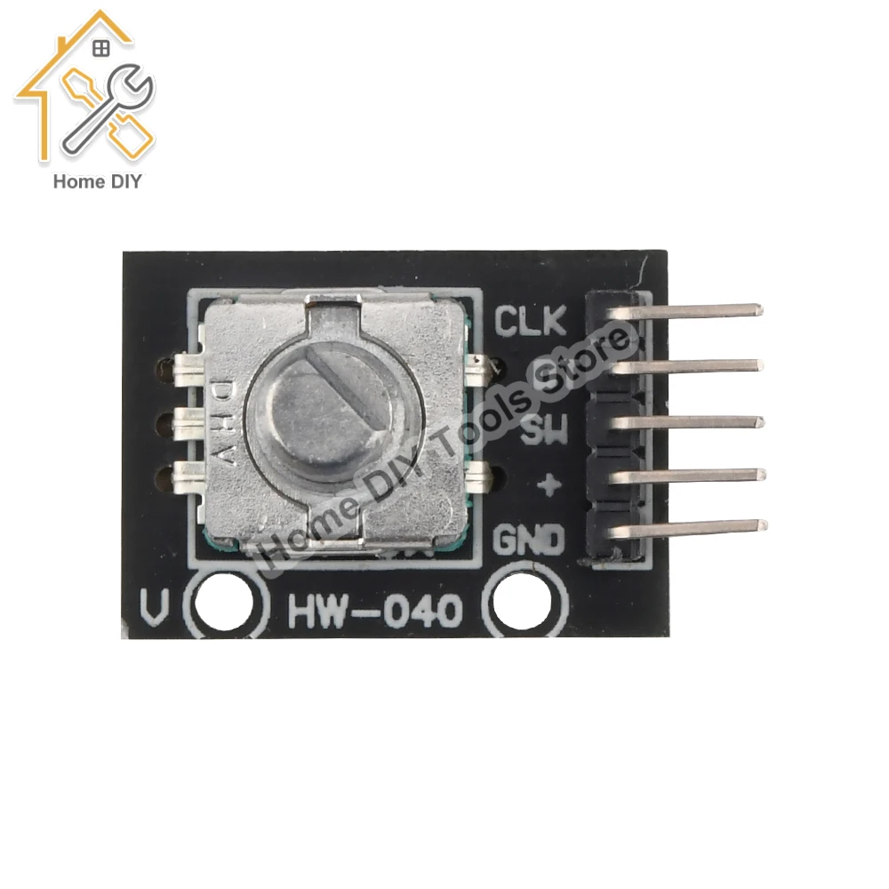 360 Degrees Rotary Encoder Module For Arduino Brick Sensor Switch Development Board KY-040 With Pins