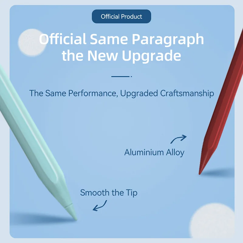 قلم عالمي للكمبيوتر اللوحي لنظام iOS Android iPad Air لقلم Apple شحن سريع قلم لمس مغناطيسي لهاتف iPhone Huawei