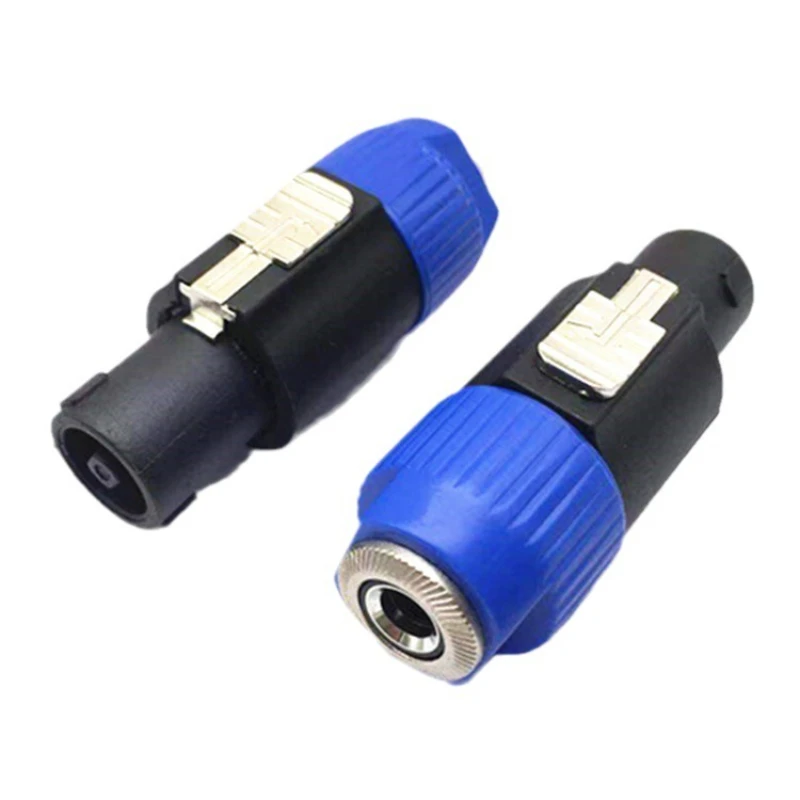 1Pcs NL4FC 4-Pin Speakon Male To 6.5mm 1/4