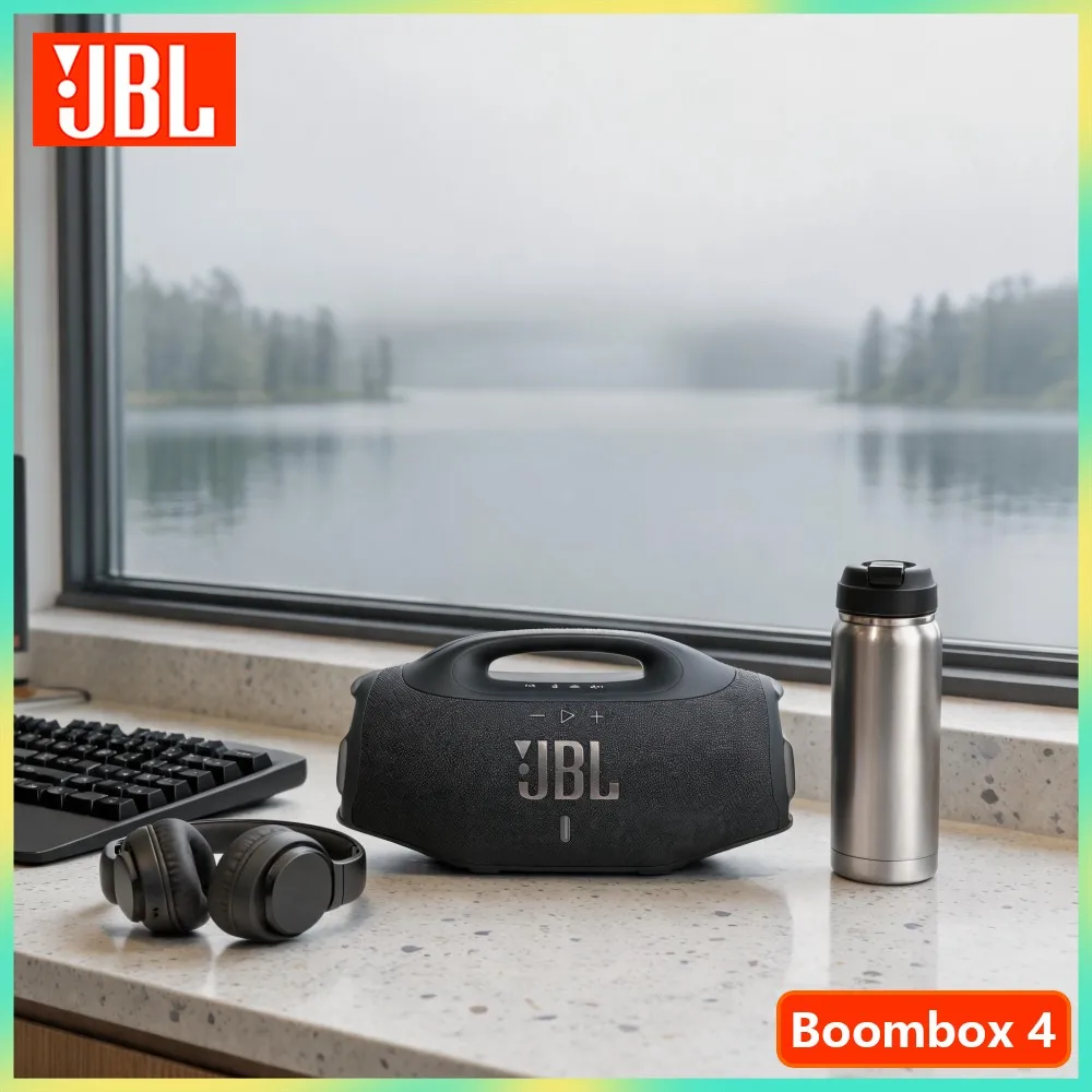 JBL Boombox 4 Outdoor Party Bluetooth Speaker Powerful Bass IP68 Dustproof Waterproof Rechargeable Wireless Large Boombox