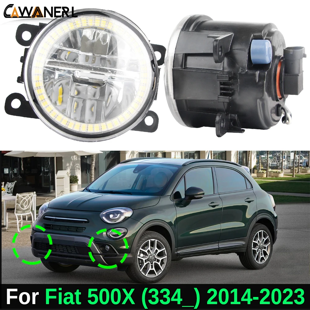 

1 пара, передний бампер для автомобилей Fiat 500X (334 _) Cross Sport Cabrio 2014-2023