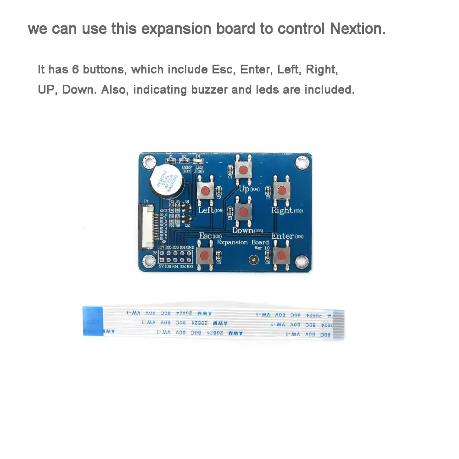 3,2-дюймовый сенсорный ЖК-экран USART HMI 400*240 Экранная панель NX4024K032 с расширенной платой расширения ввода-вывода