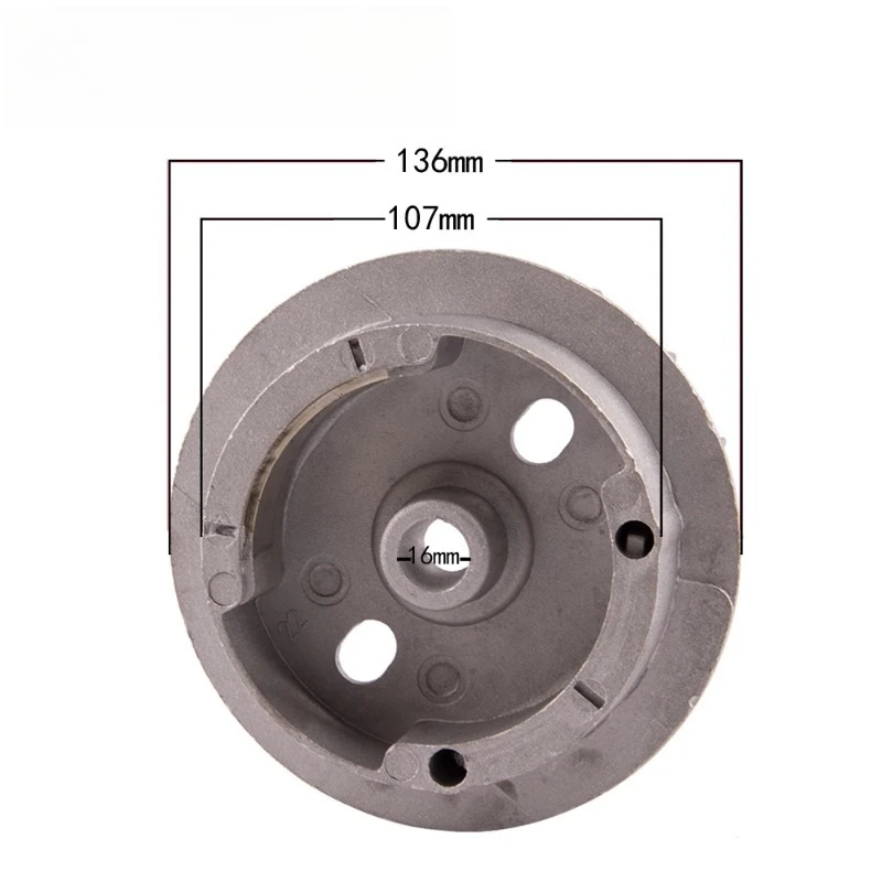 Aluminum Engine Flywheel Fit ET650 ET950 Portable  Generator Manual Start Replacement Spare Parts