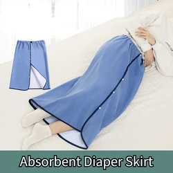 Adult Diaper Skirt Elderly Urinary Incontinence Paralysis Bed Rest Pants Anti-Wetting Convenient Pants Nursing MAT Diaper Pad