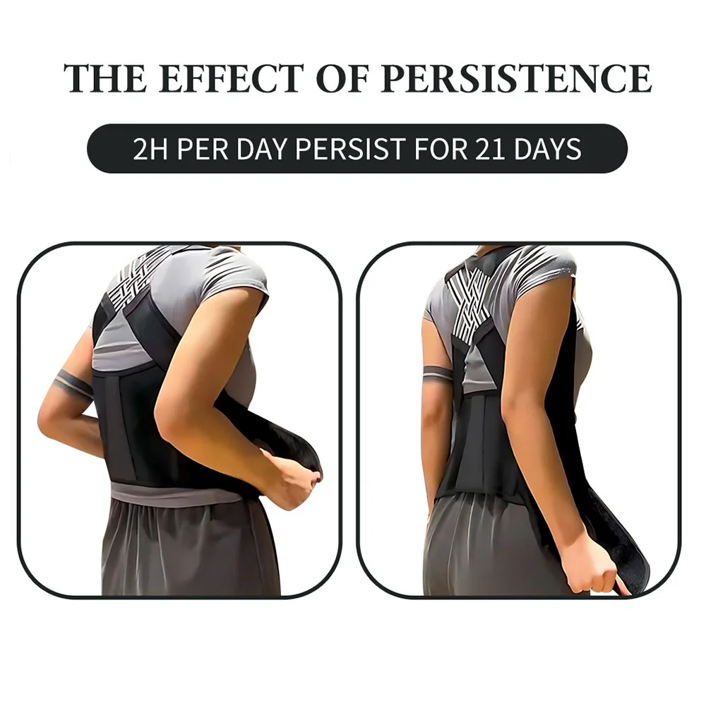 New Back Brace Posture Corrector for Women Men Back Lumbar Support Shoulder Posture Support for Improve Posture Back Pain Relief