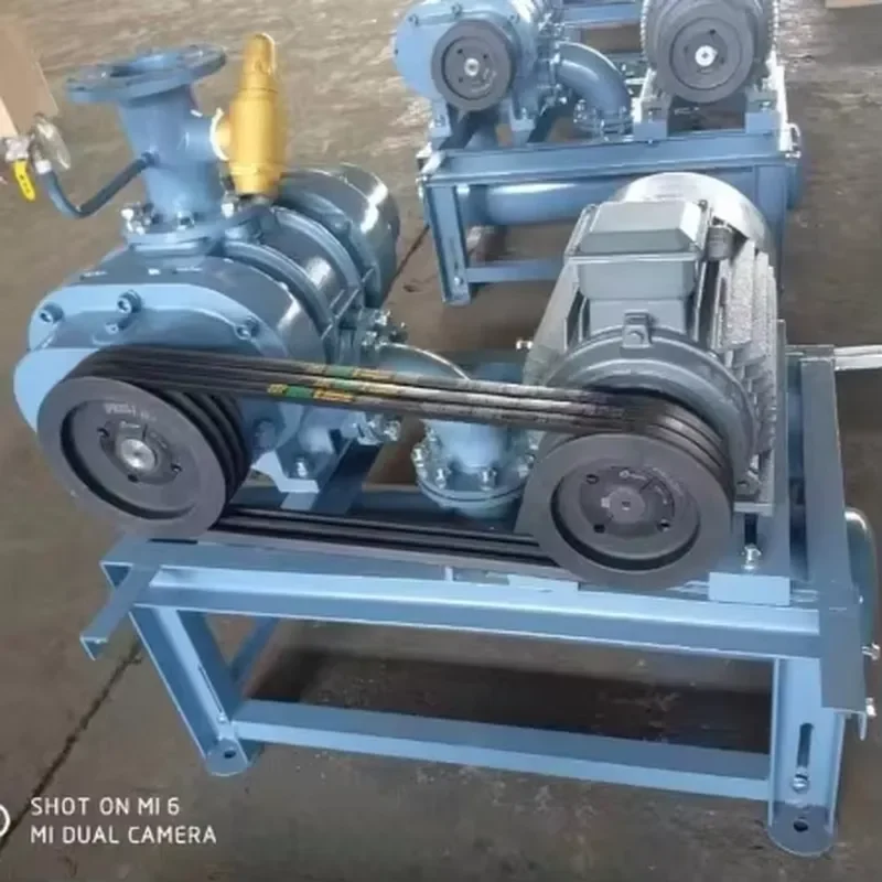 Rotary Positive Displacement Roots Blower for Bulk Powder Transfer Cement Silo and Dust Collection Systems